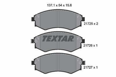 TEXTAR 2172502 Číslo výrobce: 21725. EAN: 4019722275692.