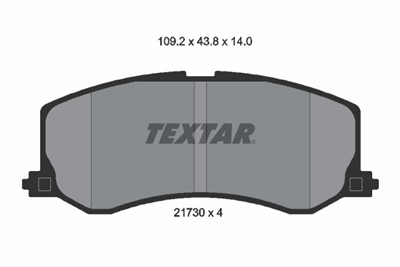 TEXTAR 2173001 Číslo výrobce: 21730. EAN: 4019722193422.