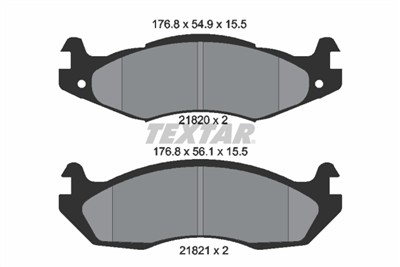 TEXTAR 2182001 Číslo výrobce: 21820. EAN: 4019722279492.