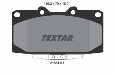 TEXTAR 2185401 Číslo výrobce: 21854. EAN: 4019722235214.