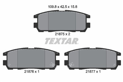 TEXTAR 2187501 Číslo výrobce: 21875. EAN: 4019722224782.