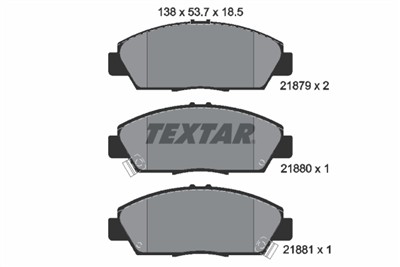 TEXTAR 2187901 Číslo výrobce: 21879. EAN: 4019722193507.