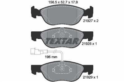 TEXTAR 2192701 Číslo výrobce: 21927. EAN: 4019722183287.