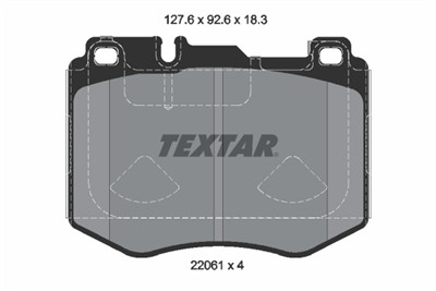 TEXTAR 2206103 Číslo výrobce: 22061. EAN: 4019722535666.