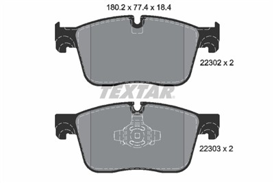 TEXTAR 2230201 Číslo výrobce: 22302. EAN: 4019722480447.
