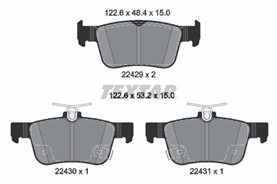 TEXTAR 2242901 Číslo výrobce: 22429. EAN: 4019722487644.