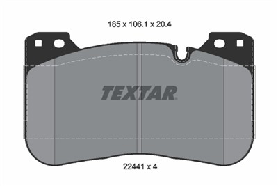 TEXTAR 2244101 Číslo výrobce: 22441. EAN: 4019722492853.