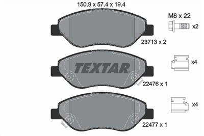 TEXTAR 2247601 Číslo výrobce: 22476. EAN: 4019722489426.