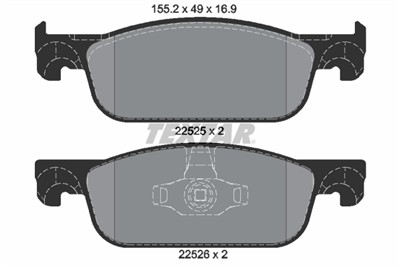 TEXTAR 2252501 Číslo výrobce: 22525. EAN: 4019722487989.