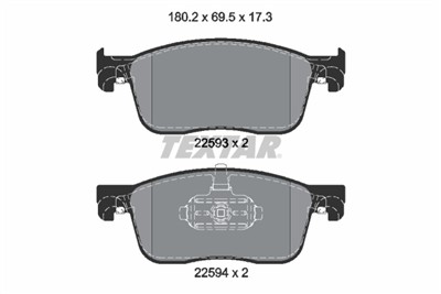 TEXTAR 2259301 Číslo výrobce: 22593. EAN: 4019722492877.