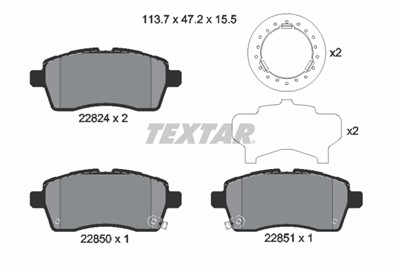 TEXTAR 2282401 Číslo výrobce: 22824. EAN: 4019722535970.