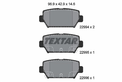 TEXTAR 2299401 Číslo výrobce: 22994. EAN: 4019722539190.