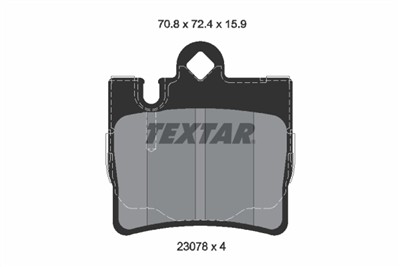 TEXTAR 2307801 Číslo výrobce: 23078. EAN: 4019722256585.