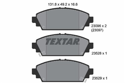 TEXTAR 2309601 Číslo výrobce: 23096. EAN: 4019722241116.