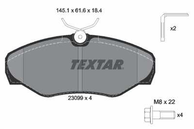 TEXTAR 2309902 Číslo výrobce: 23099. EAN: 4019722260551.