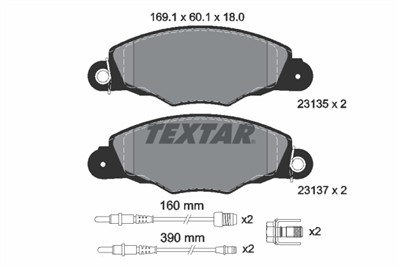 TEXTAR 2313503 Číslo výrobce: 23135. EAN: 4019722206672.