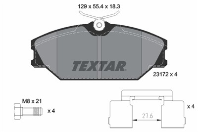 TEXTAR 2317203 Číslo výrobce: 23172. EAN: 4019722252297.