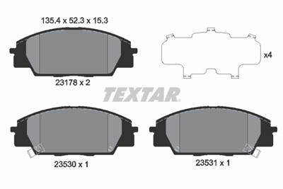 TEXTAR 2317801 Číslo výrobce: 23178. EAN: 4019722245848.