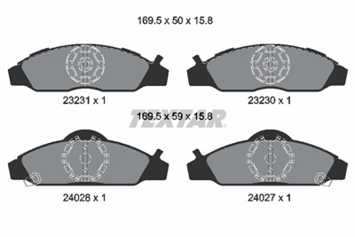 TEXTAR 2323101 Číslo výrobce: 23230. EAN: 4019722266911.