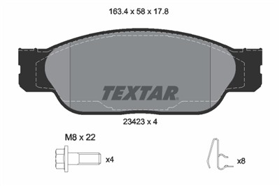 TEXTAR 2342301 Číslo výrobce: 23423. EAN: 4019722270604.