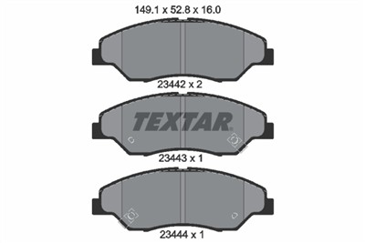 TEXTAR 2344201 Číslo výrobce: 23442. EAN: 4019722245992.