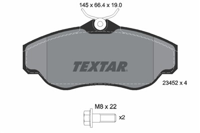 TEXTAR 2345201 Číslo výrobce: 23452. EAN: 4019722242199.