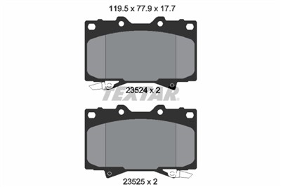 TEXTAR 2352402 Číslo výrobce: 23524. EAN: 4019722241307.
