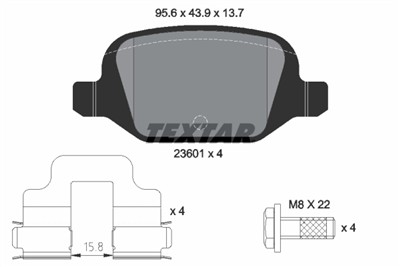 TEXTAR 2360102 Číslo výrobce: 23601. EAN: 4019722265129.