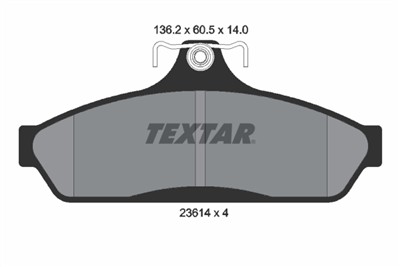 TEXTAR 2361401 Číslo výrobce: 23614. EAN: 4019722454684.