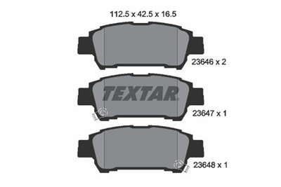 TEXTAR 2364601 Číslo výrobce: 23646. EAN: 4019722249563.