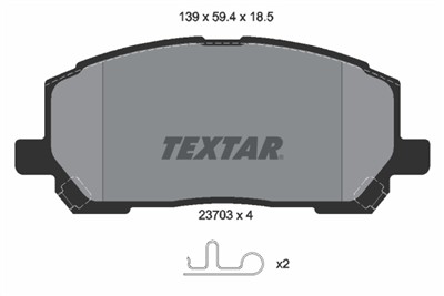 TEXTAR 2370301 Číslo výrobce: 23703. EAN: 4019722261688.
