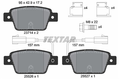 TEXTAR 2371403 Číslo výrobce: 23714. EAN: 4019722448096.
