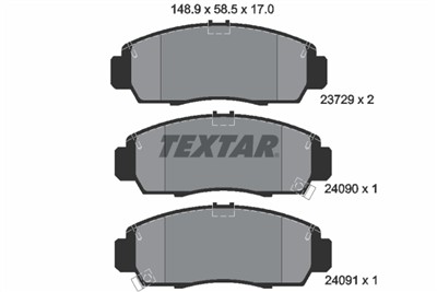 TEXTAR 2372901 Číslo výrobce: 23729. EAN: 4019722246302.