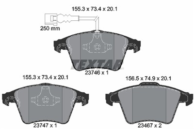 TEXTAR 2374602 Číslo výrobce: 23746. EAN: 4019722265808.