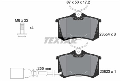 TEXTAR 2382301 Číslo výrobce: 23554. EAN: 4019722265556.