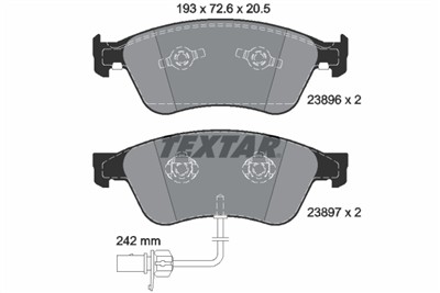 TEXTAR 2389601 Číslo výrobce: 23896. EAN: 4019722288401.