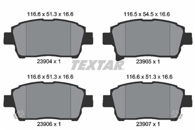 TEXTAR 2390401 Číslo výrobce: 23904. EAN: 4019722280405.