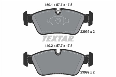 TEXTAR 2393501 Číslo výrobce: 23935. EAN: 4019722273193.