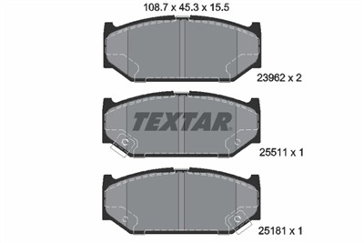 TEXTAR 2396201 Číslo výrobce: 23962. EAN: 4019722464522.