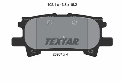 TEXTAR 2396701 Číslo výrobce: 23967. EAN: 4019722261787.