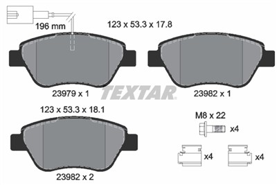 TEXTAR 2397901 Číslo výrobce: 23979. EAN: 4019722279713.