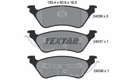 TEXTAR 2403601 Číslo výrobce: 24036. EAN: 4019722261855.