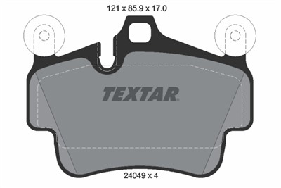 TEXTAR 2404901 Číslo výrobce: 24049. EAN: 4019722293191.