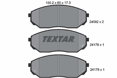 TEXTAR 2409201 Číslo výrobce: 24092. EAN: 4019722269448.