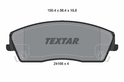 TEXTAR 2416601 Číslo výrobce: 24166. EAN: 4019722277528.