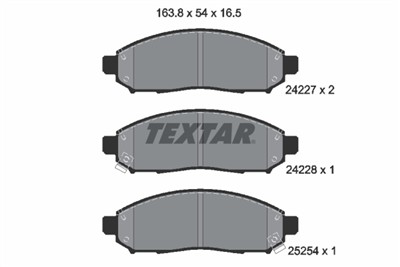TEXTAR 2422704 Číslo výrobce: 24227. EAN: 4019722431494.
