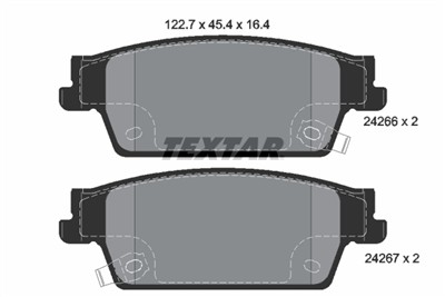 TEXTAR 2426601 Číslo výrobce: 24266. EAN: 4019722280115.