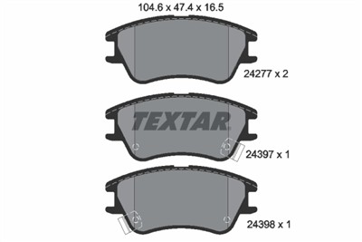 TEXTAR 2427701 Číslo výrobce: 24277. EAN: 4019722275999.
