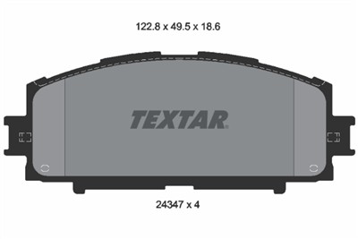 TEXTAR 2434701 Číslo výrobce: 24347. EAN: 4019722279157.