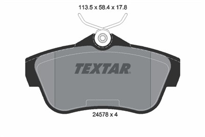 TEXTAR 2457803 Číslo výrobce: 24578. EAN: 4019722494352.